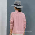 High Quality Silk Cashmere Knitted Sweater Soft Hand Feeling Sweater Design